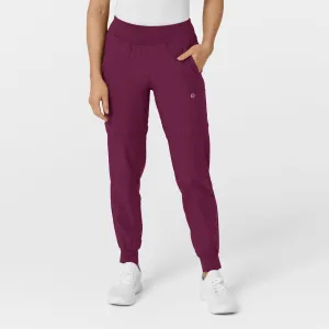 SCC W123 Women's Comfort Waist Cargo Jogger Scrub Pant (Petite)