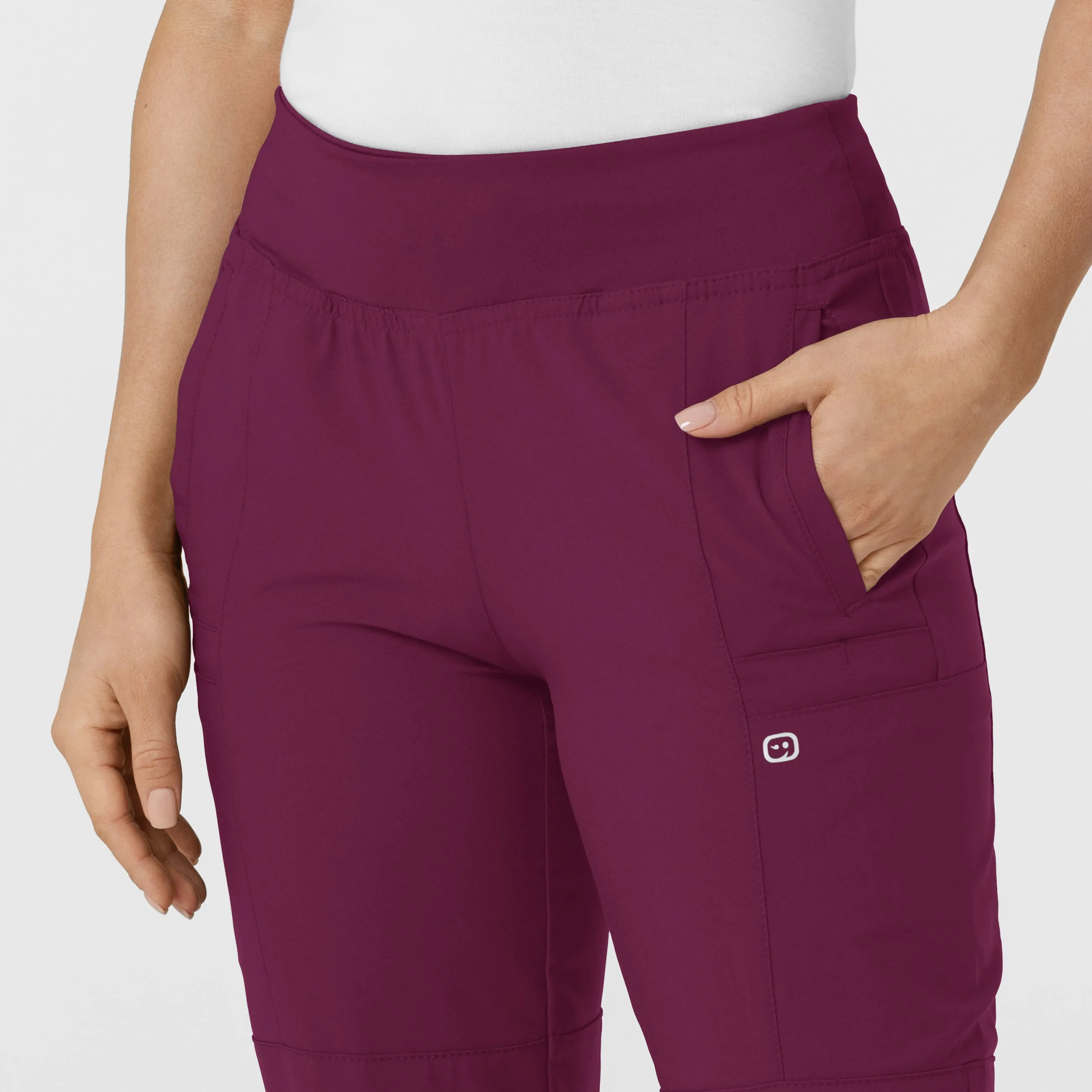 SCC W123 Women's Comfort Waist Cargo Jogger Scrub Pant (Tall)