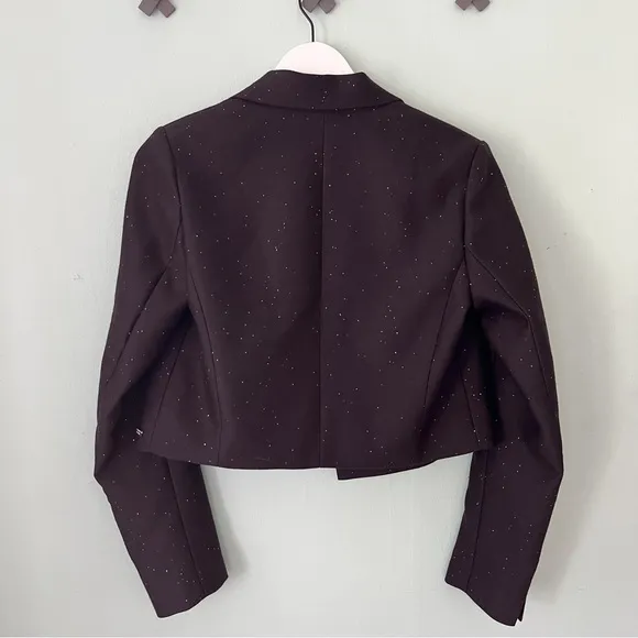 Scotch &amp; Soda Cropped Double Breasted Blazer