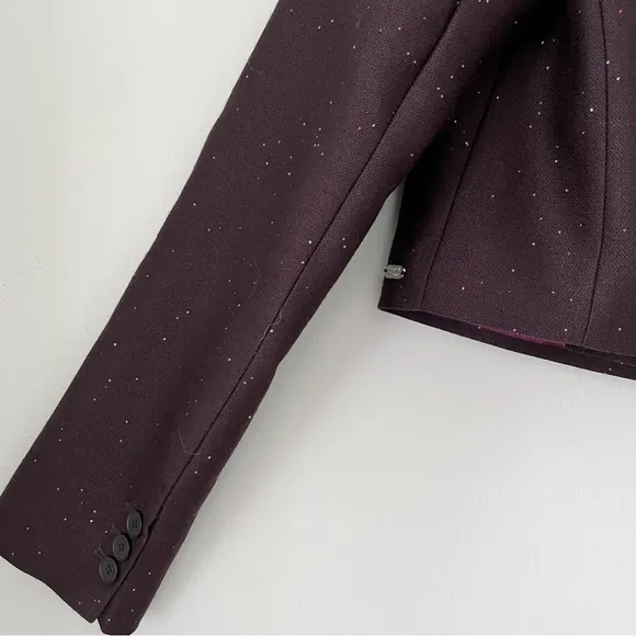 Scotch &amp; Soda Cropped Double Breasted Blazer