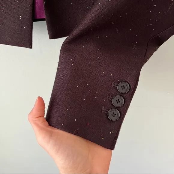 Scotch &amp; Soda Cropped Double Breasted Blazer