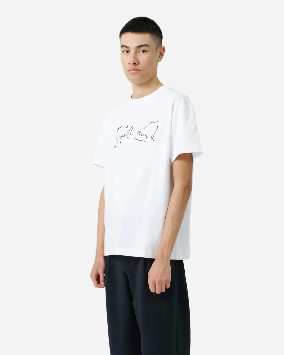 Scribble Logo T-shirt - White
