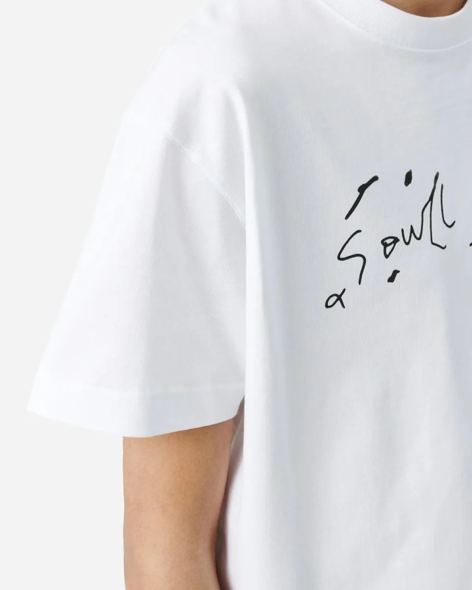Scribble Logo T-shirt - White
