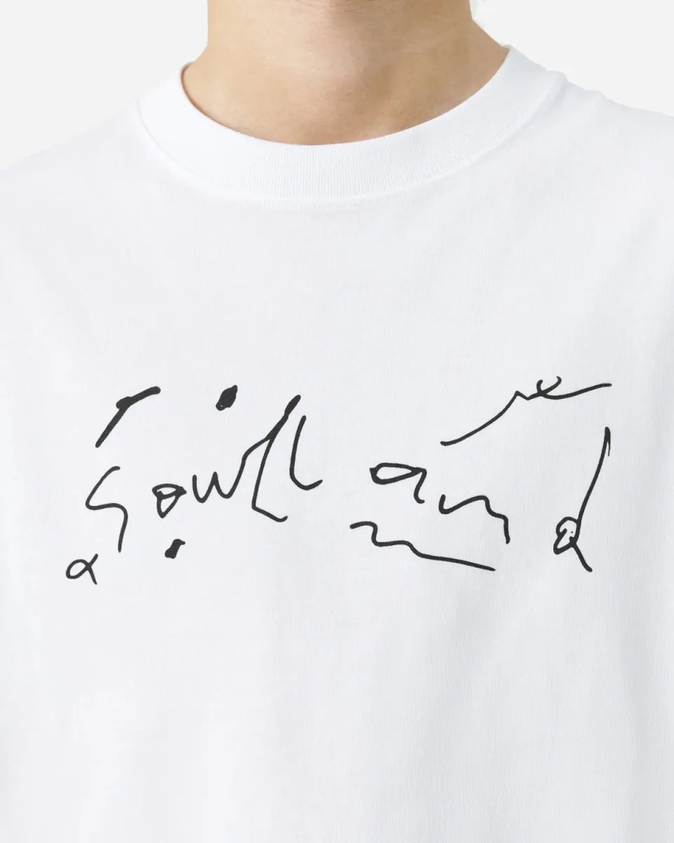 Scribble Logo T-shirt - White