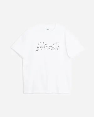 Scribble Logo T-shirt - White