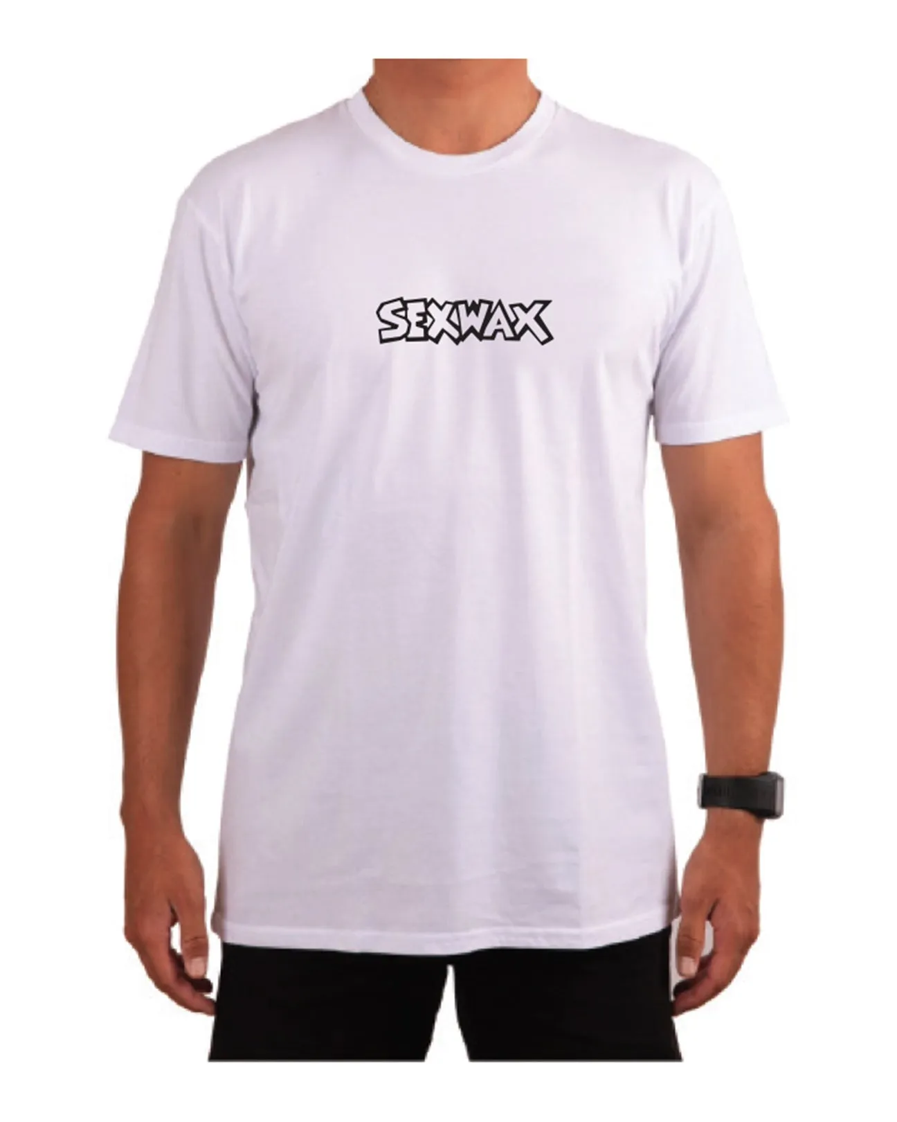 SEXWAX Tee | Word Fade Blue Yellow Pink