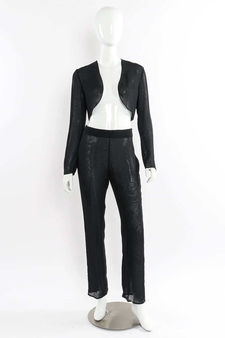 Silk Bolero Top and Pant Set