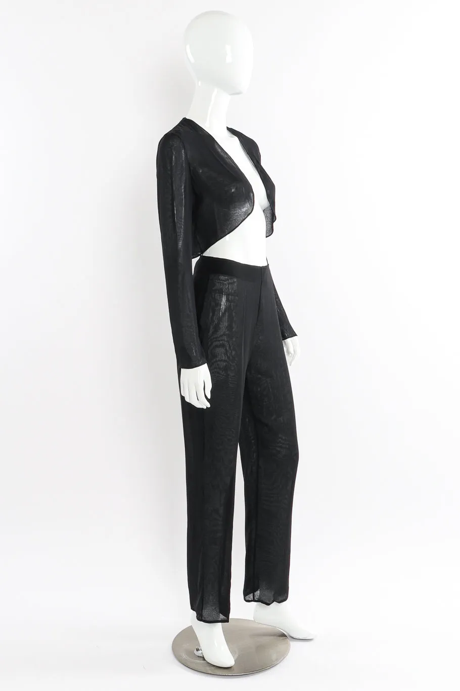 Silk Bolero Top and Pant Set