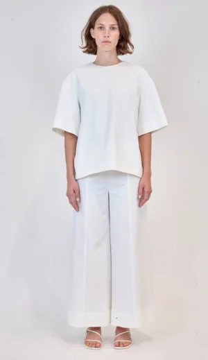 Simkahi Kallin Cropped Pant - White