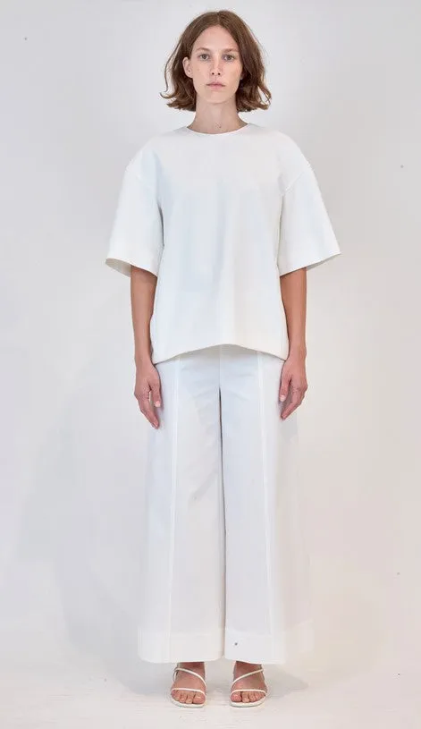 Simkahi Kallin Cropped Pant - White