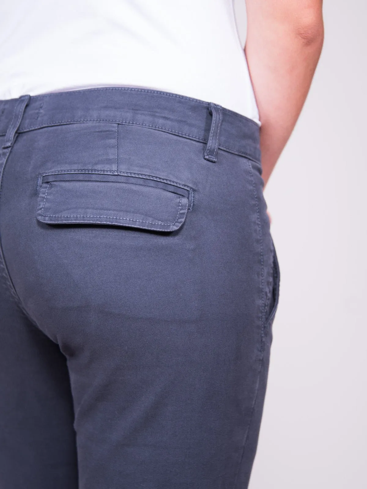 six trouser - charcoal