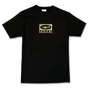 Skateboard Cafe Trumpet Logo T-Shirt Black