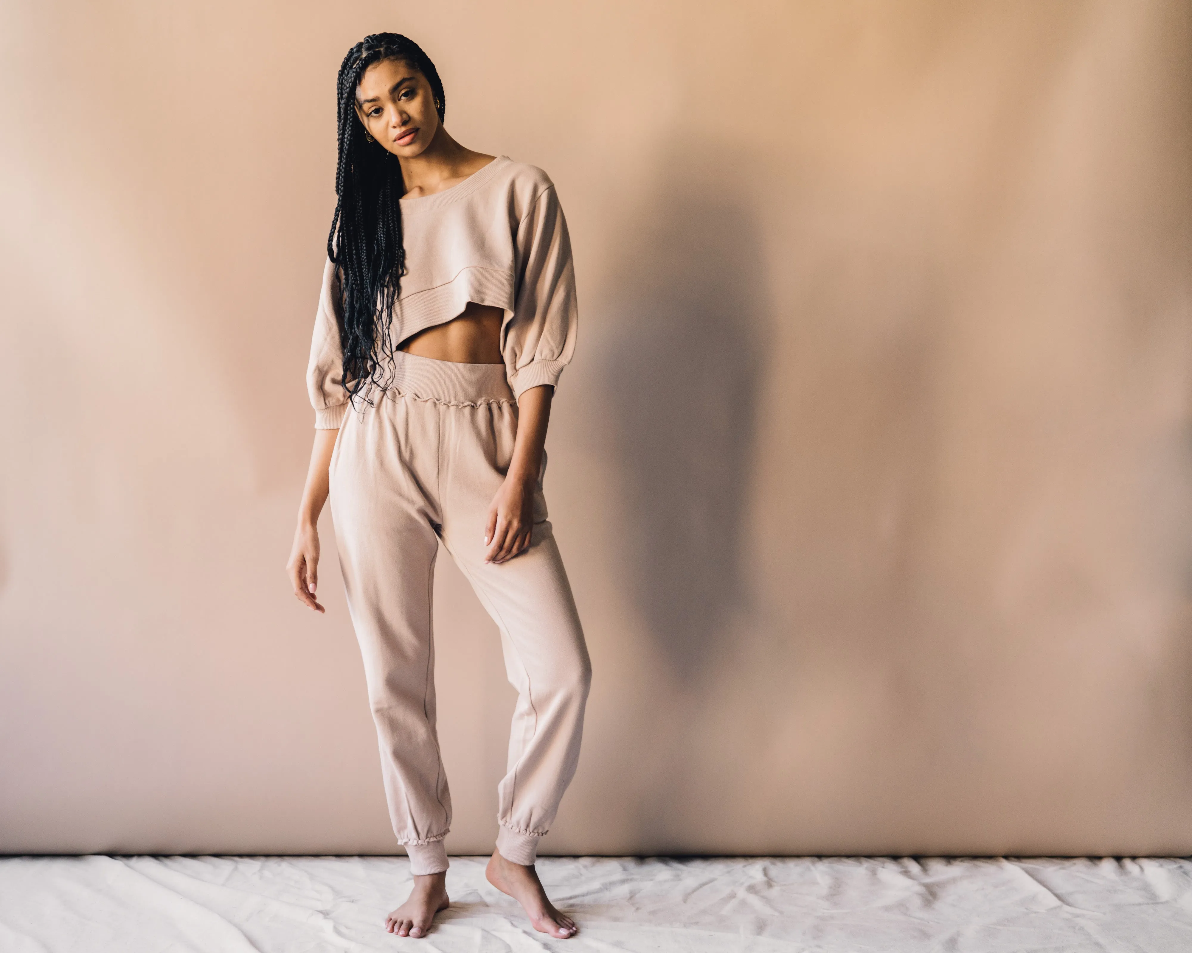 Skylar Sweatpant-Birch