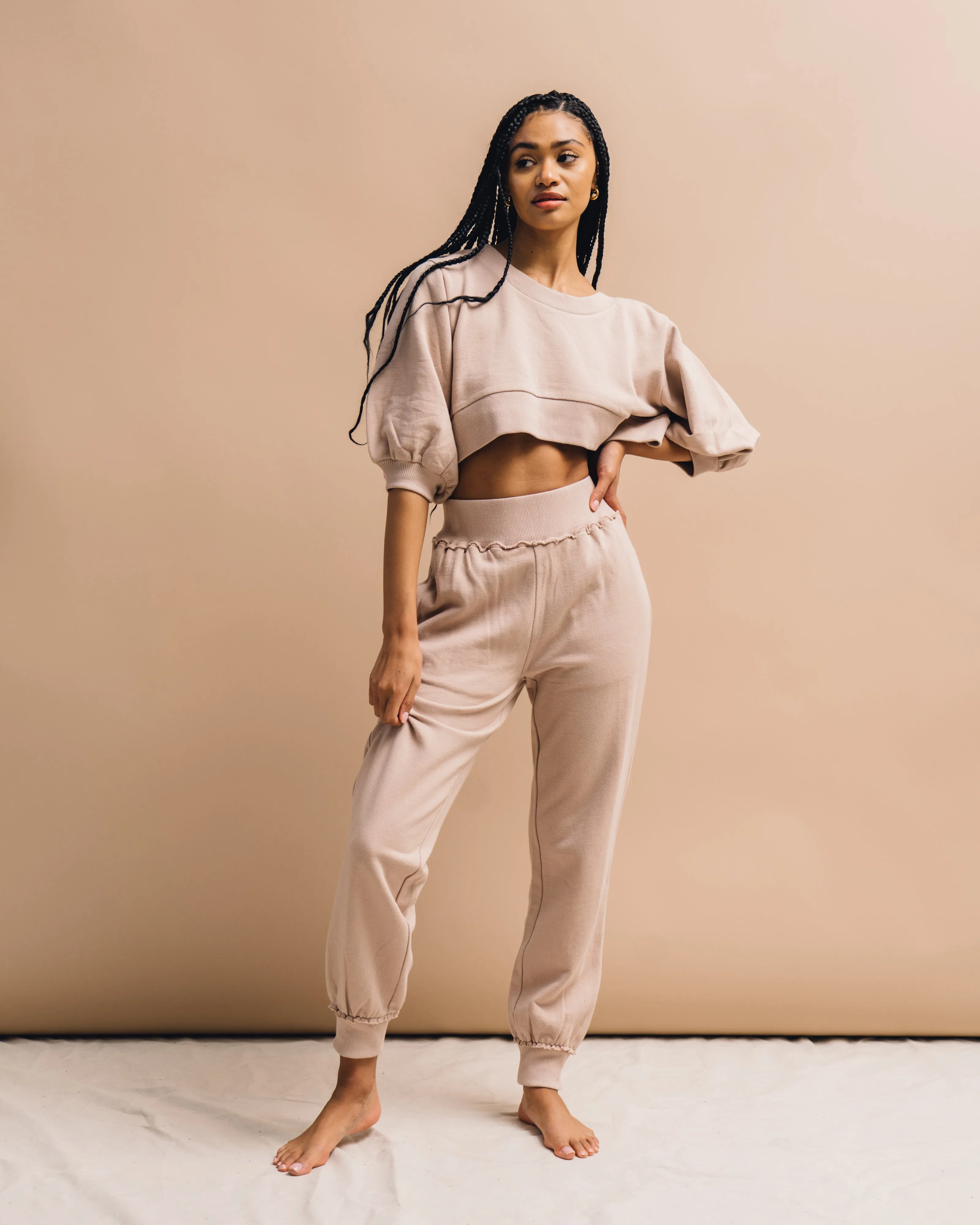 Skylar Sweatpant-Birch