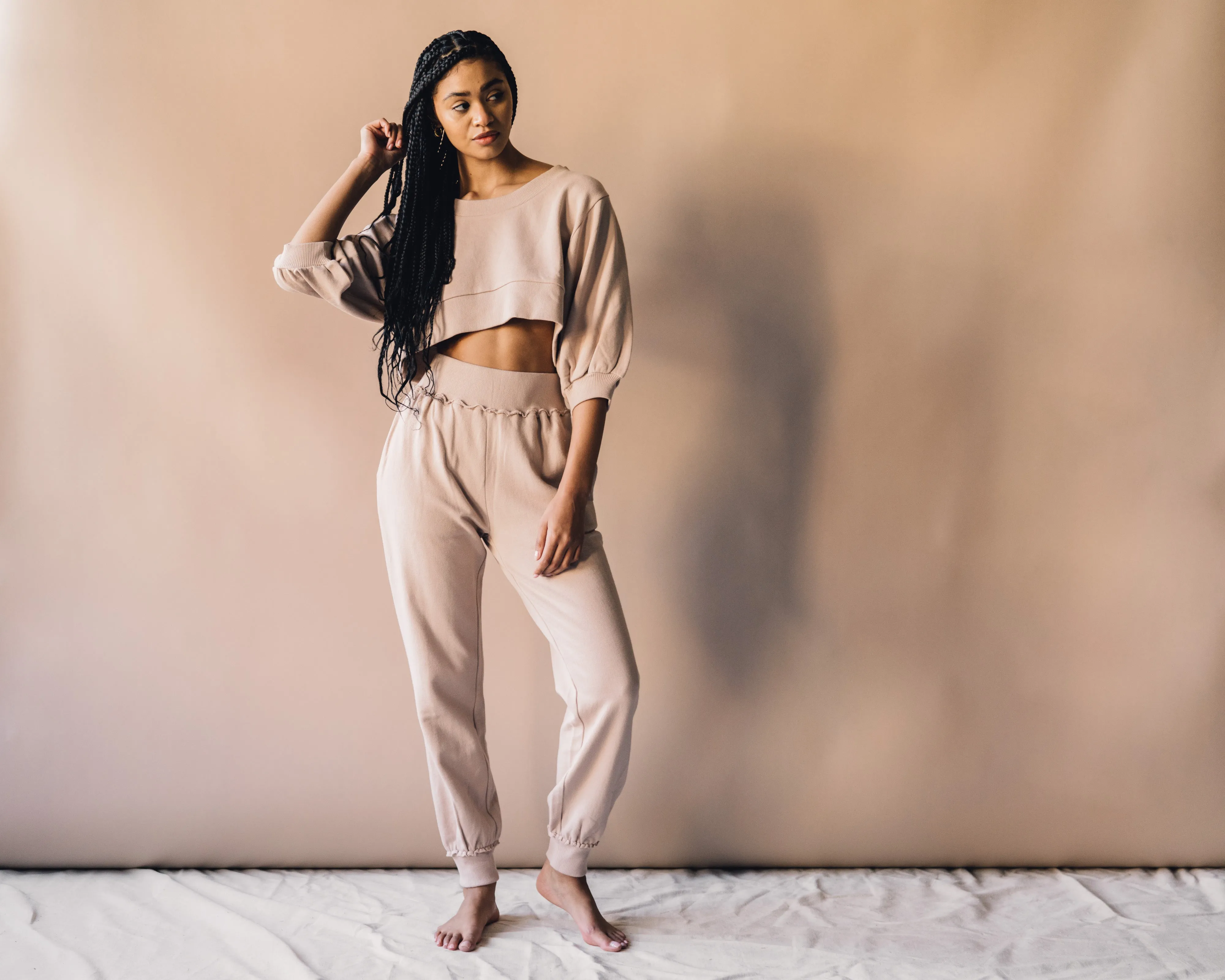 Skylar Sweatpant-Birch