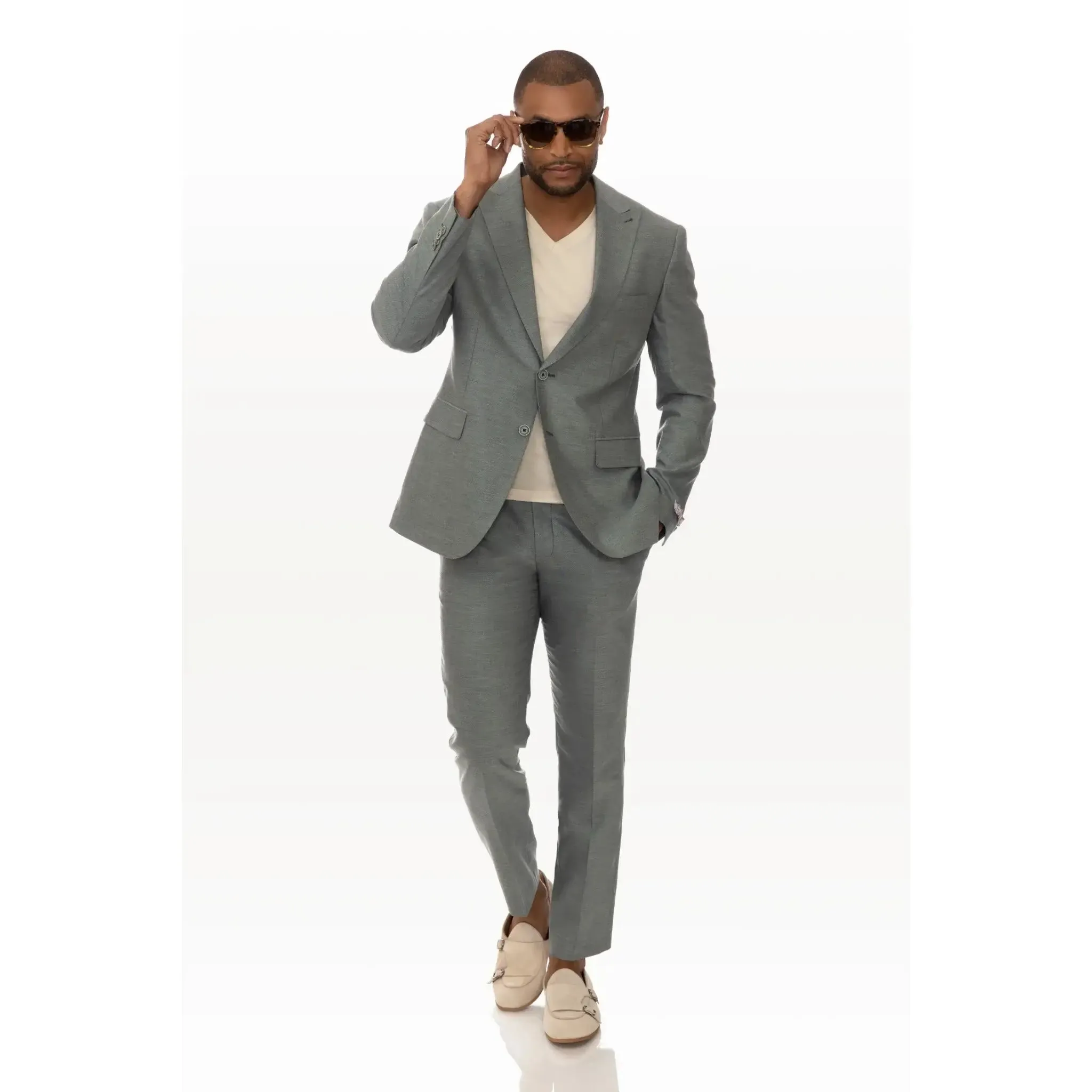 Slim Fit Blazer Sea Green