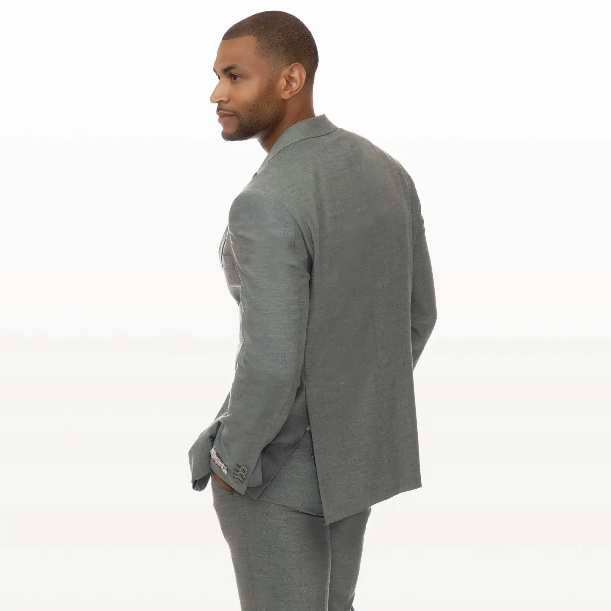 Slim Fit Blazer Sea Green