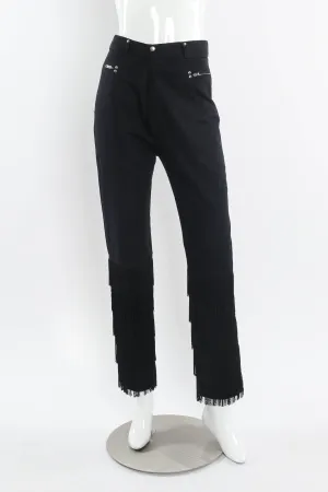 Slim Fringe Pant