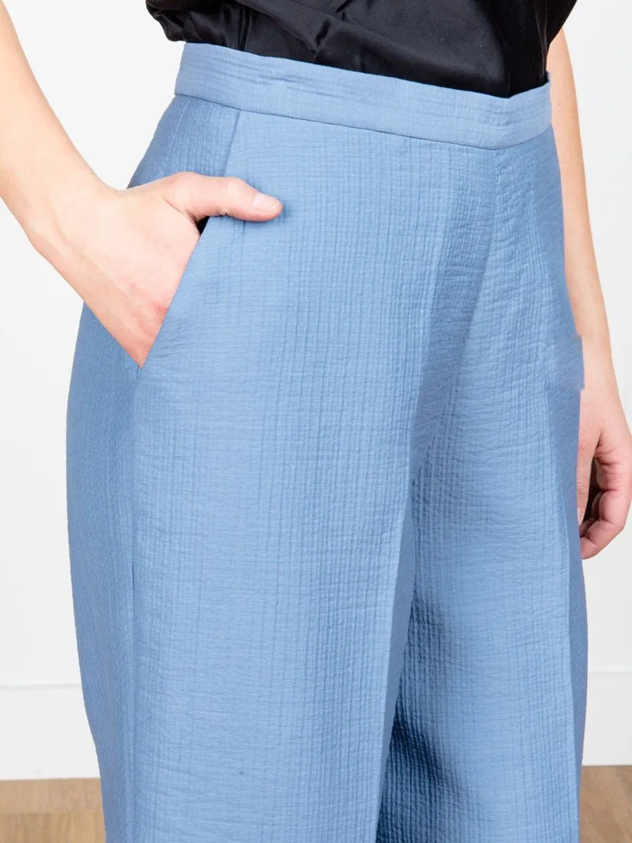slim limber pant - azure