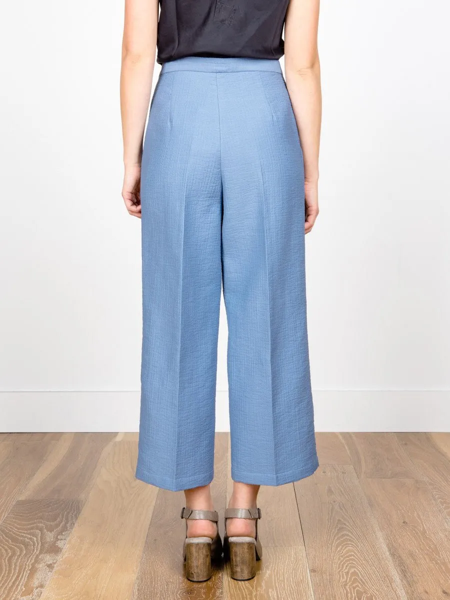 slim limber pant - azure
