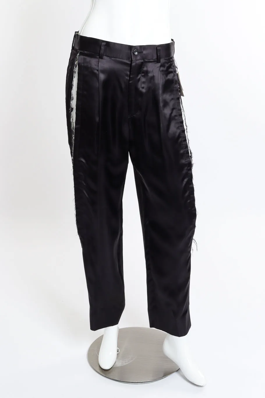 Split Leg Satin Pant
