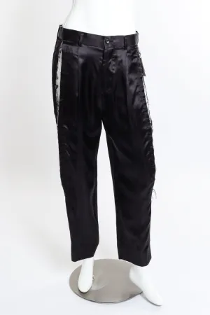 Split Leg Satin Pant
