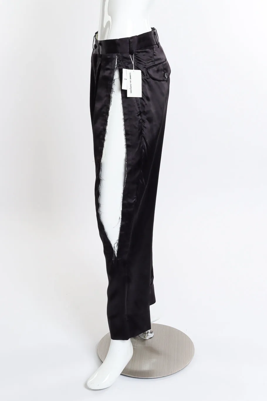Split Leg Satin Pant