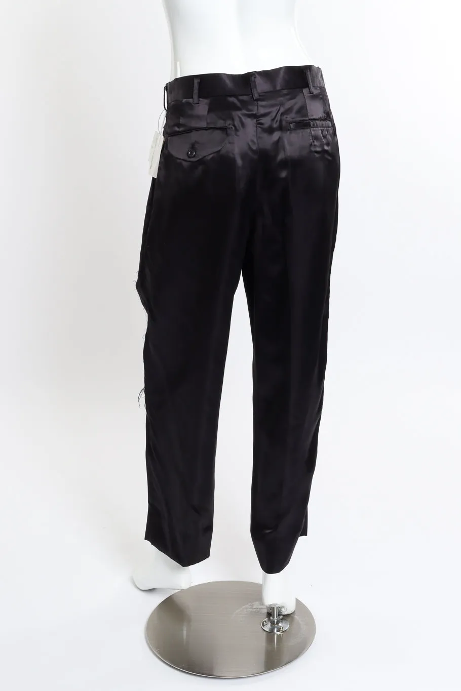 Split Leg Satin Pant