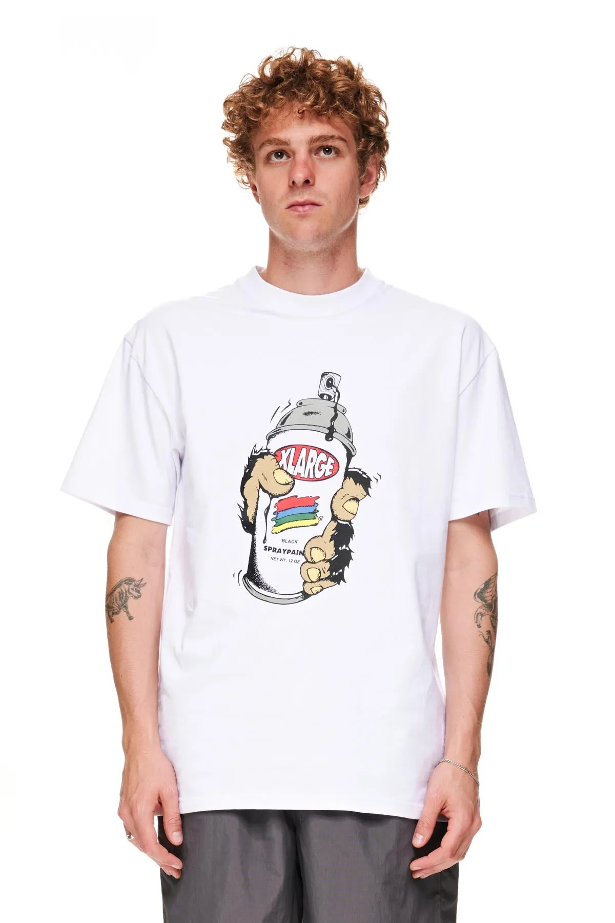 Spray SS Tee - White