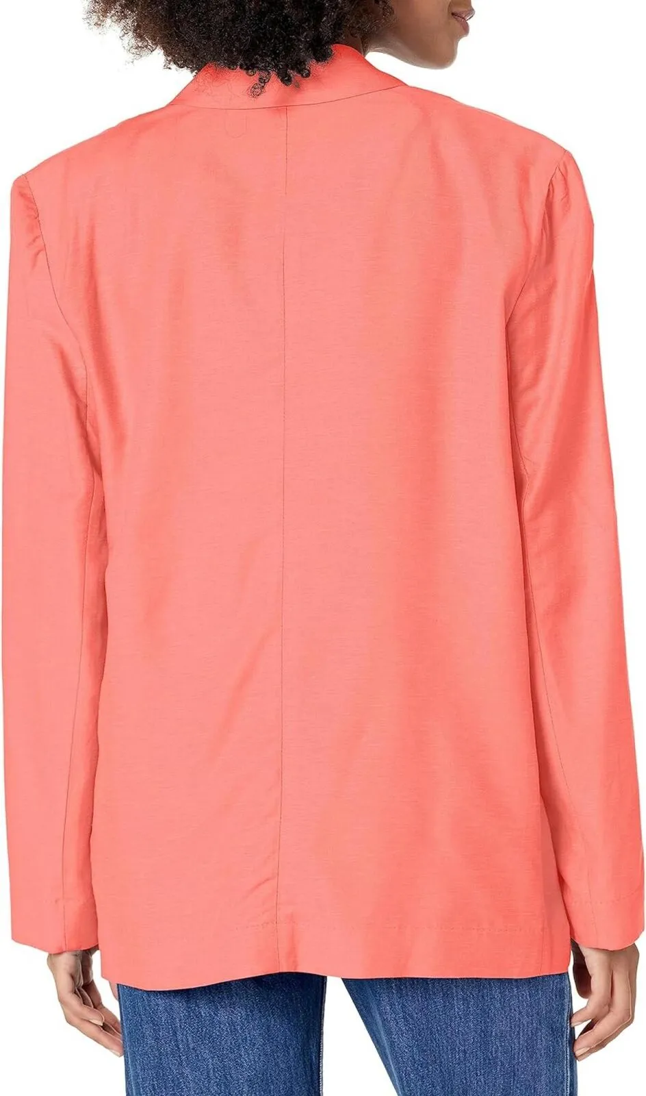 Steve Madden Apparel Womens Baldwin Blazer Jacket Porcelain Rose Pink M