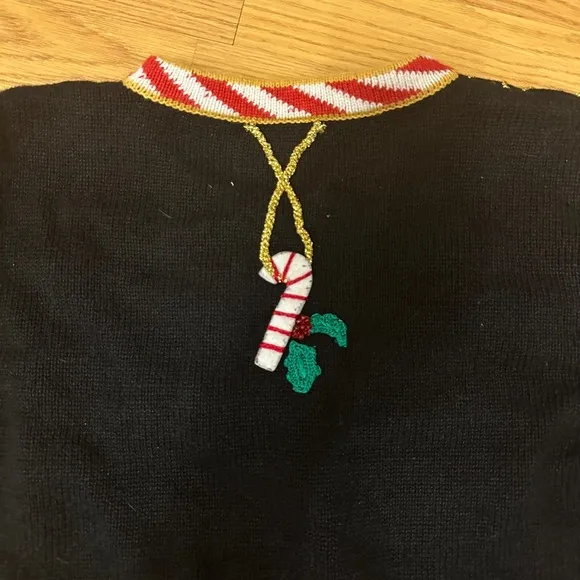 Storybook Knits Sweet March Christmas Decorative Nutcracker Cardigan Sweater XS