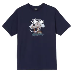 Stussy Something's Cookin T-Shirt Navy