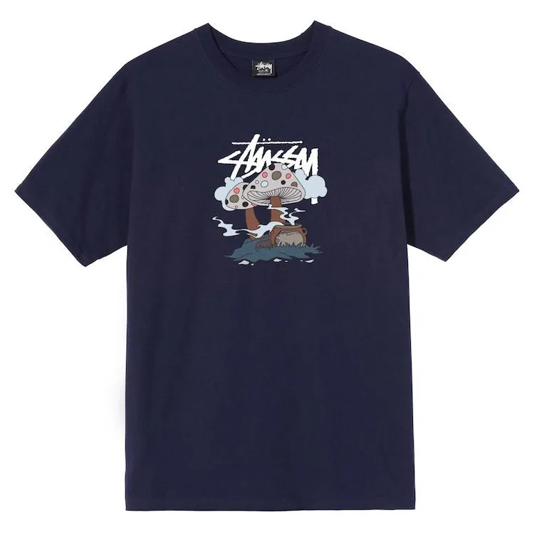 Stussy Something's Cookin T-Shirt Navy