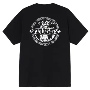 Stussy Worldwide Dot T-Shirt Black