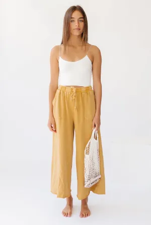 Sun Soaked Lounge Pant// Mustard *RESTOCKED*