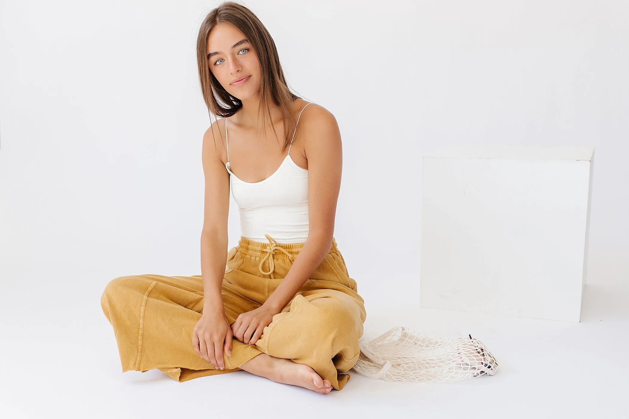 Sun Soaked Lounge Pant// Mustard *RESTOCKED*