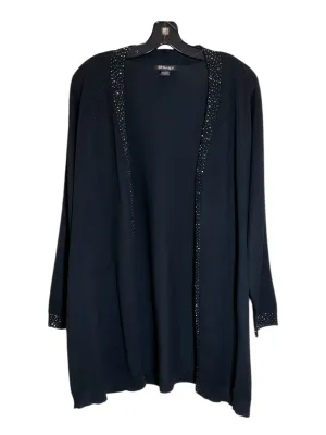Sweater Cardigan By By Design In Black, Size: Xl