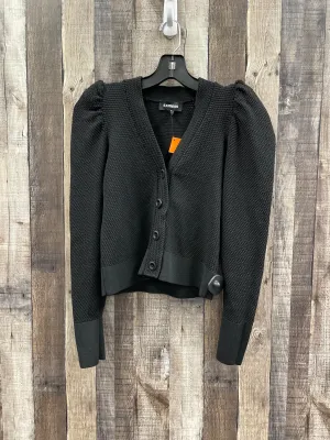 Sweater Cardigan By Express In Black, Size: Xs