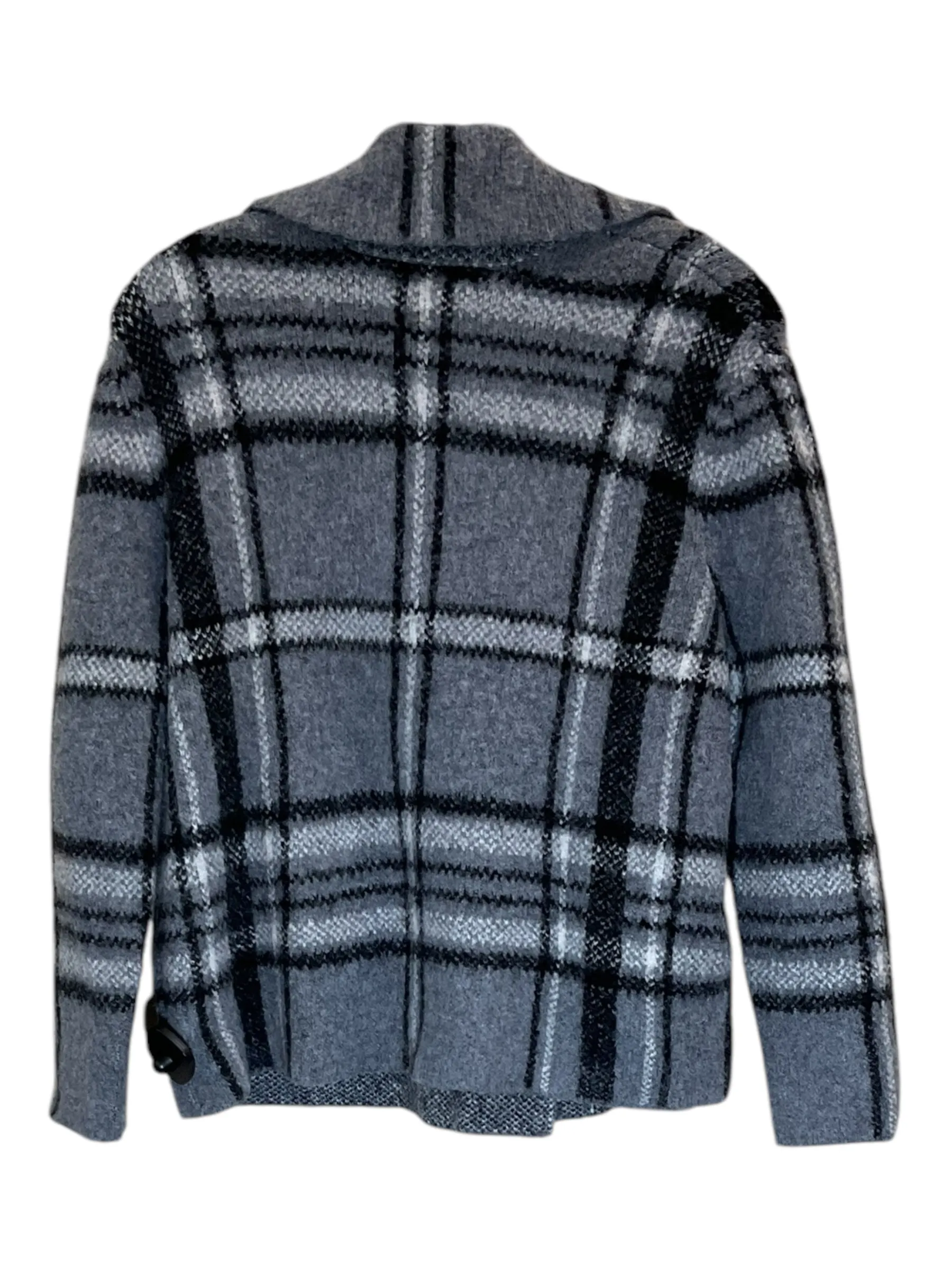 Sweater Cardigan By Rachel Zoe In Black & Grey, Size: S