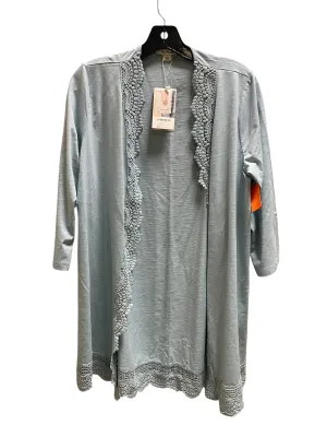 Sweater Cardigan By Simply Noelle In Blue, Size: S