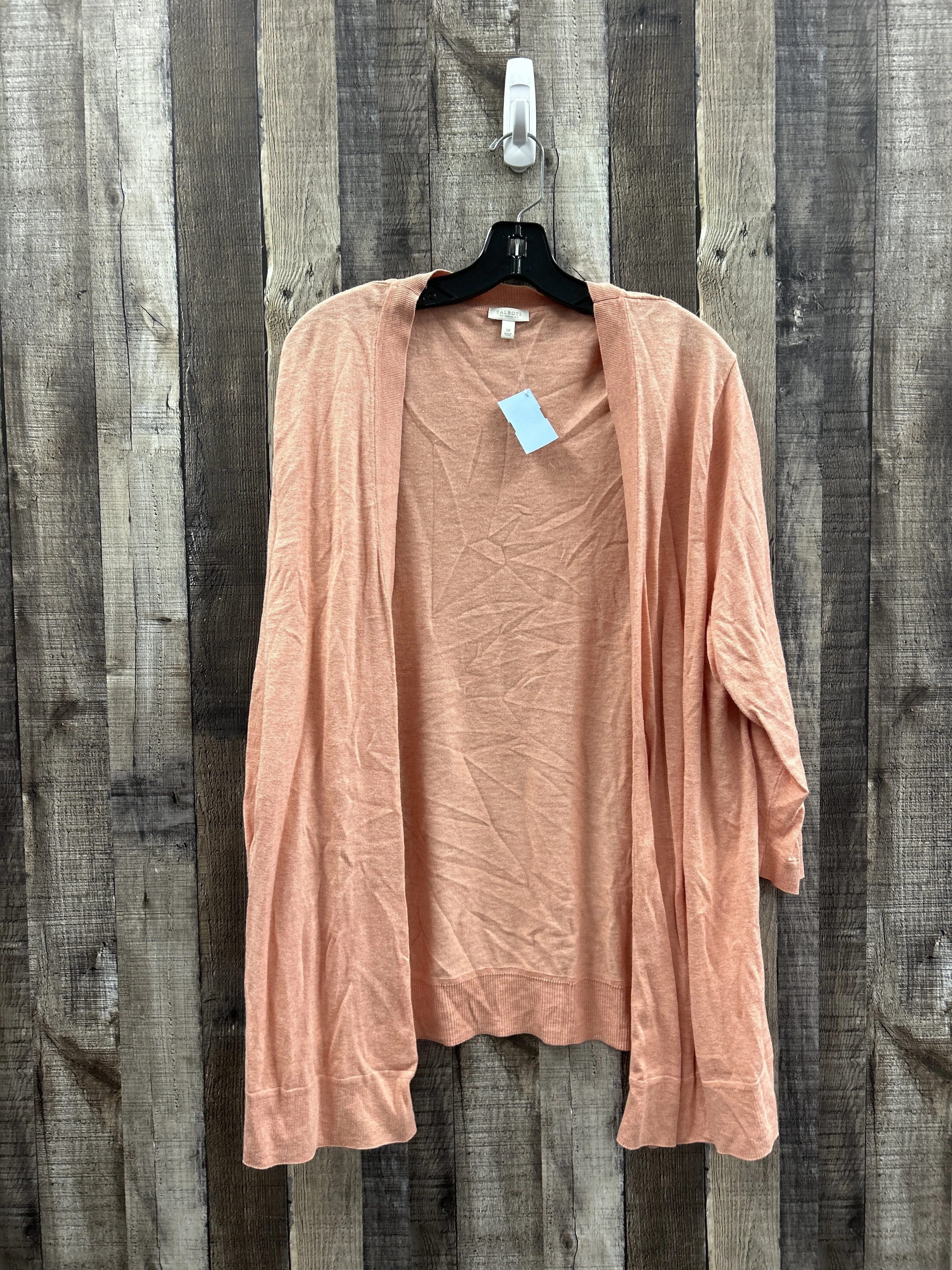 Sweater Cardigan By Talbots  Size: 3x