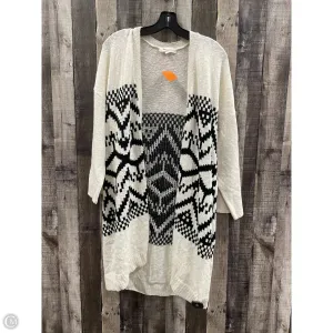 Sweater Cardigan By Vince Camuto In White, Size: M
