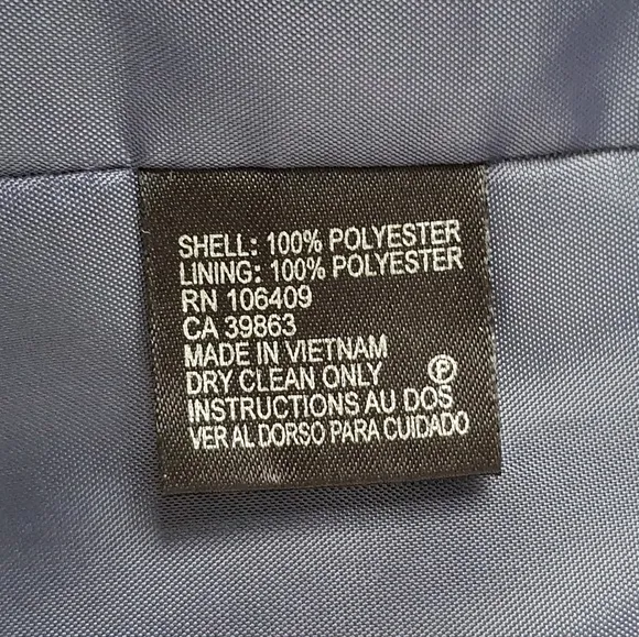 Tahari Arthur S. Levine Blue Blazer Business Career Jacket Crosshatch Size 18