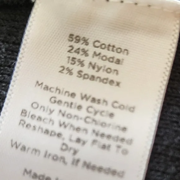 TALBOTS PLUS SIZE 1X BLACK CARDIGAN SWEATER.