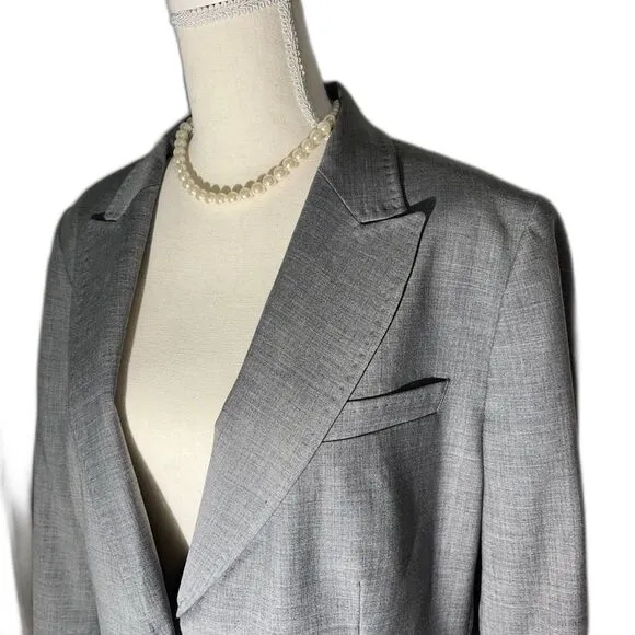 Talbots The Kate Fit Romantically Curvy  Black Double Breasted Blazer, 18L NWT