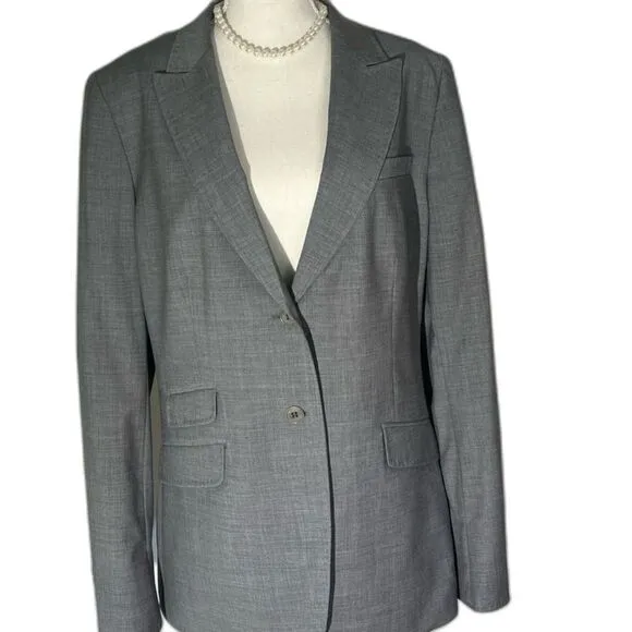 Talbots The Kate Fit Romantically Curvy  Black Double Breasted Blazer, 18L NWT