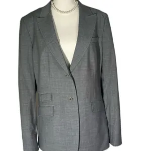 Talbots The Kate Fit Romantically Curvy  Black Double Breasted Blazer, 18L NWT