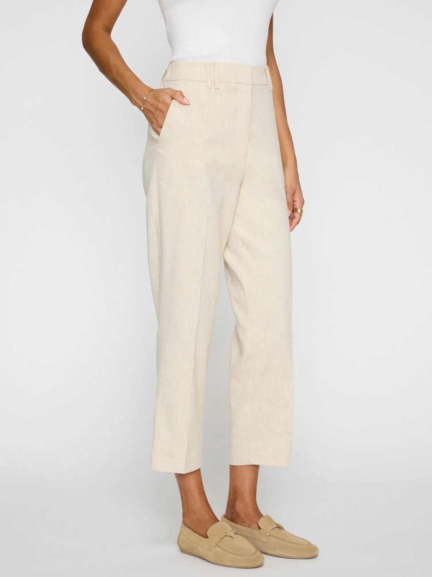 TALIA PANT IN FLAX