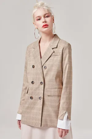 Tattersall Plaid Blazer