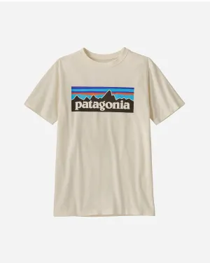 Teens Regenerative P-6 Logo T-Shirt - Undyed Natural